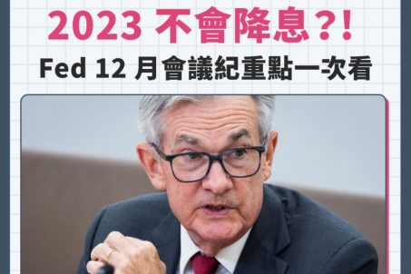 2023 不會降息？! Fed 12 月會議紀重點一次看